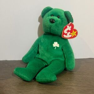 Rare Retired 1997 Ty Beanie Baby "ERIN" The Bear